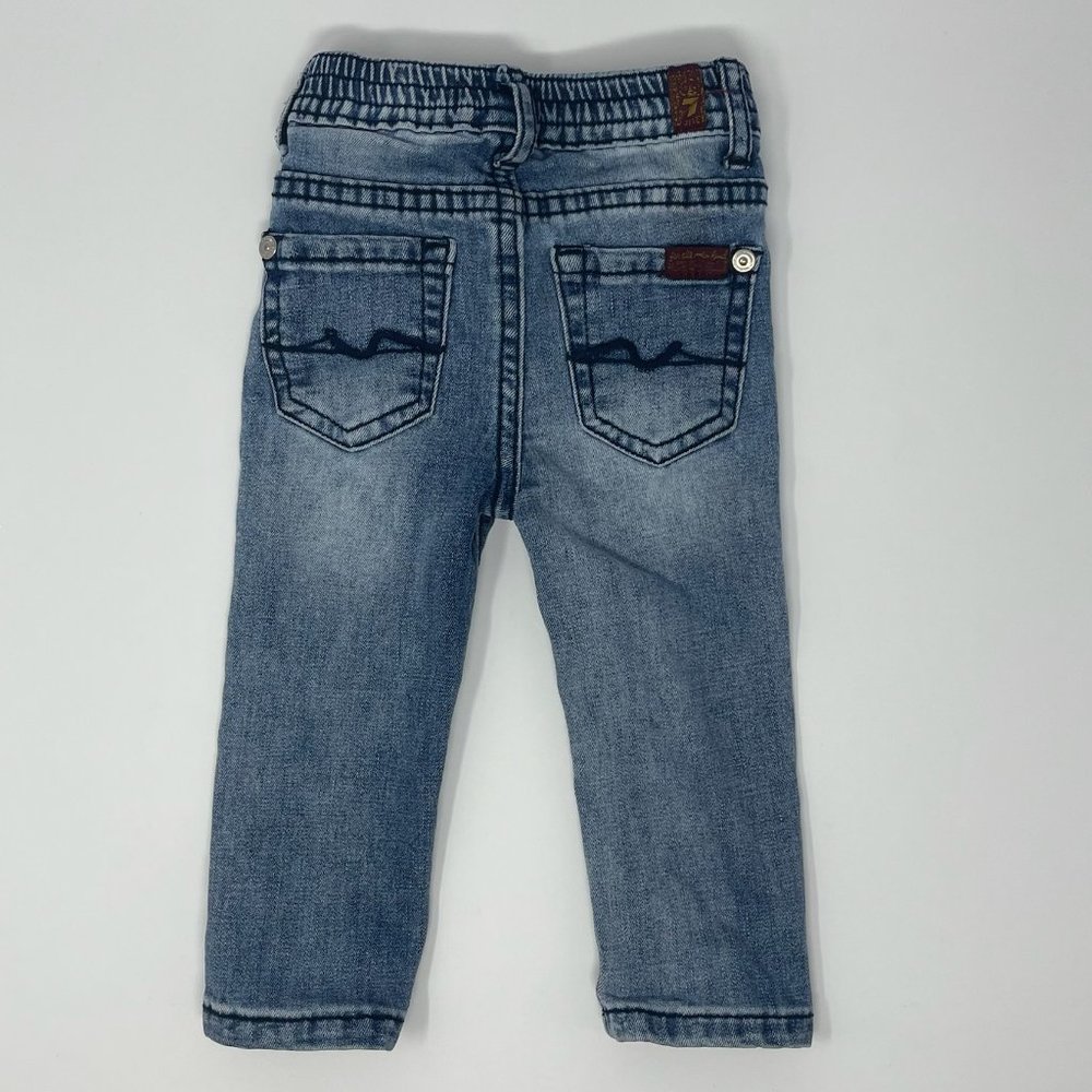 7 For All Mankind Baby Girls Skinny Jeans 12m - Picture 2 of 4
